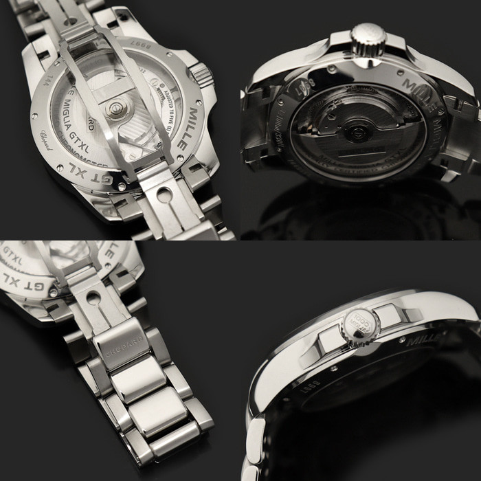 쇼파드 44MM 스틸 오토매틱 밀레밀리아 그란투리스모 GT XL 파워 컨트롤 남성 시계 / 158457-3001 이미지