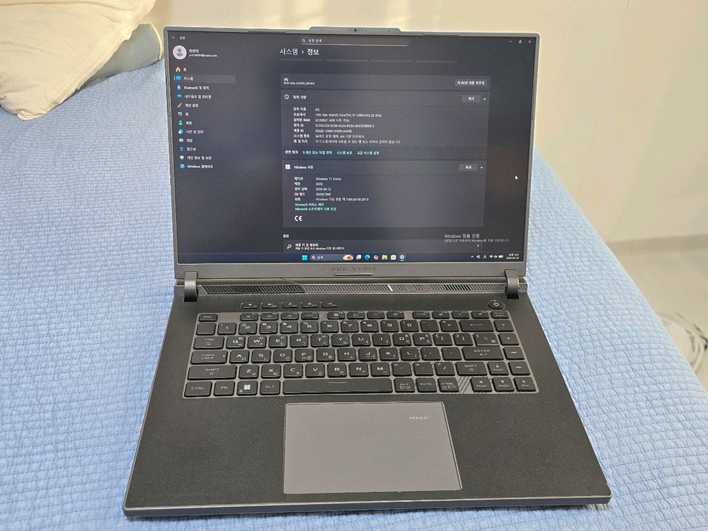 에이수스 ROG 스트릭스 G16 이클립스그레이 • 코어i9 • 1TB • 32GB • Free DOS 이미지