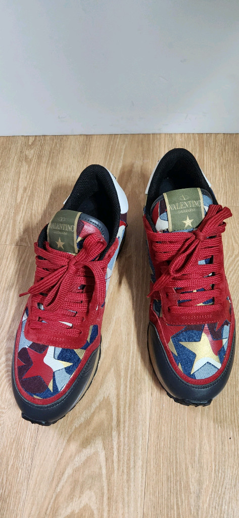 37/240 발렌티노신발 락러너 카모스타 발렌티노스니커즈 스타패치--1