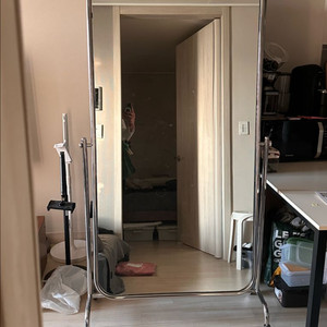 이동식 스테인레스 전신거울 1800*800 이미지