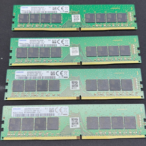 데스크탑용 DDR4 메모리 32GB ,2666v 4개 팝니다