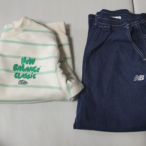 뉴발란스 130 셋업 (맨투맨 청바지) 택포
