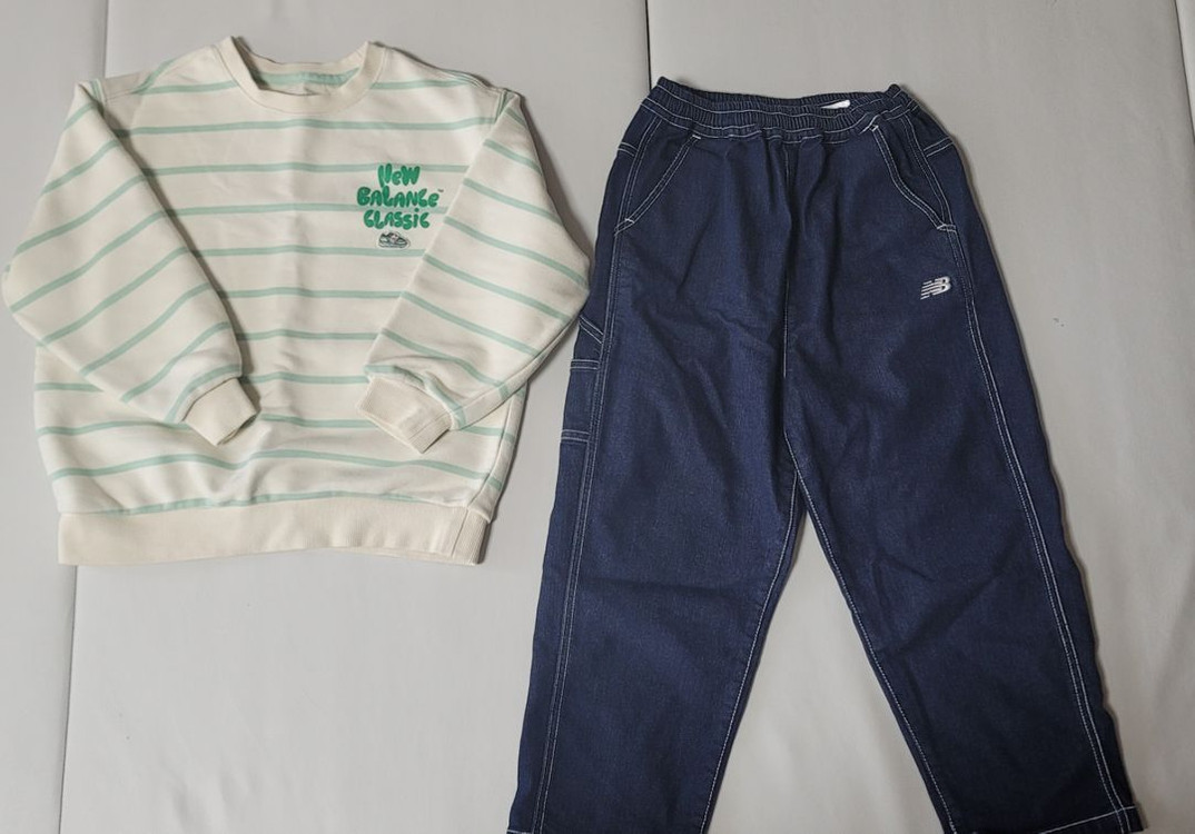 뉴발란스 130 셋업 (맨투맨 청바지) 택포--1