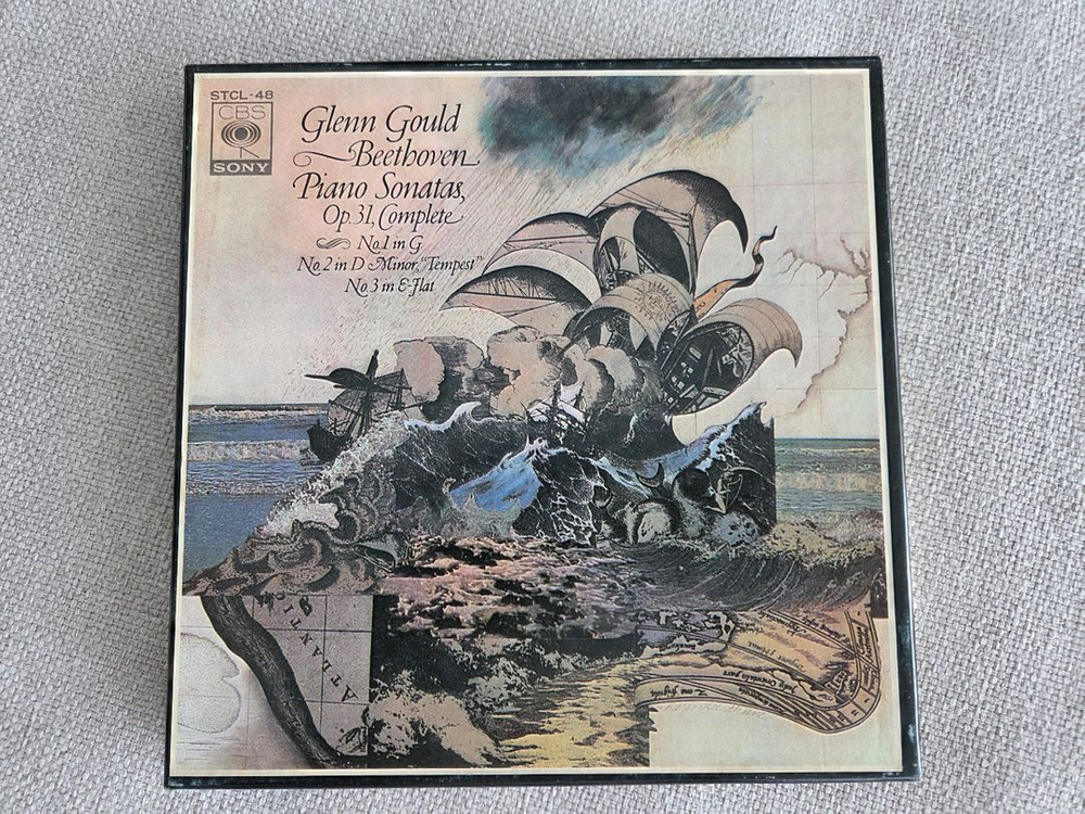 민트급 오리지날 릴테이프 글렌굴드 베토벤 피아노소나타작품번호 31 전곡 릴데크 오디오 테이프--1