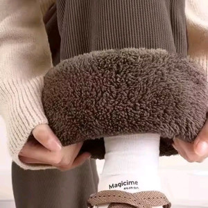 플리스 안감 두꺼운 코듀로이 팬츠 브라운