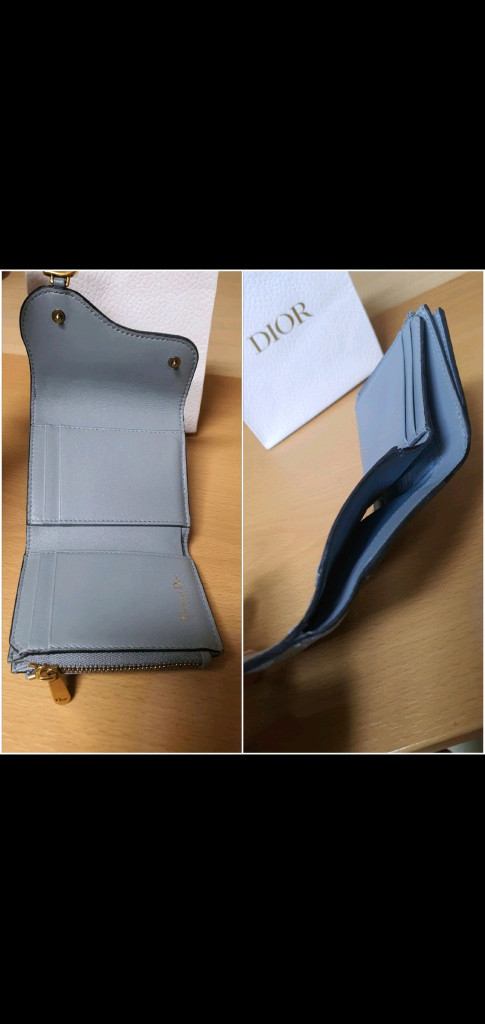 디올 로투스 반지갑/지갑 정품A급(감정O)구찌프라다루이비통디올고야드샤넬셀린느보테가생로랑발렌시아가버버리가방--8