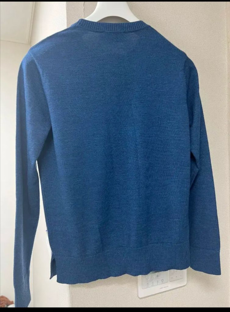 메종키츠네 블루니트 L (새상품) 이미지