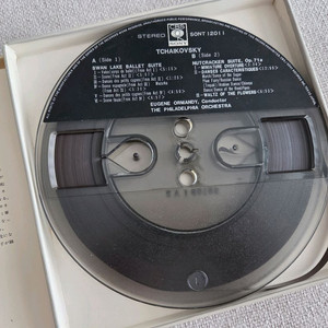민트급 오리지날 릴테이프 차이콥스키 <백조의 호수> 및 <호두까기 인형> 릴데크 오디오 테이프