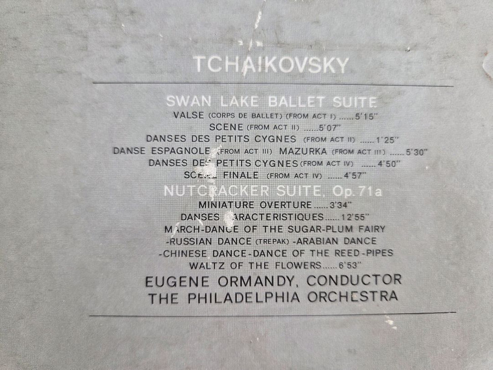 민트급 오리지날 릴테이프 차이콥스키 <백조의 호수> 및 <호두까기 인형> 릴데크 오디오 테이프--4