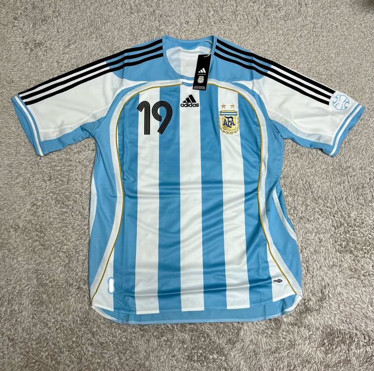 (새상품) 아르헨티나 메시 월드컵 데뷔 유니폼 06/08--1