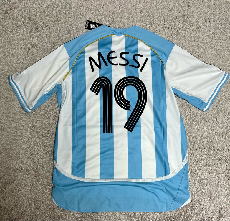 (새상품) 아르헨티나 메시 월드컵 데뷔 유니폼 06/08--2