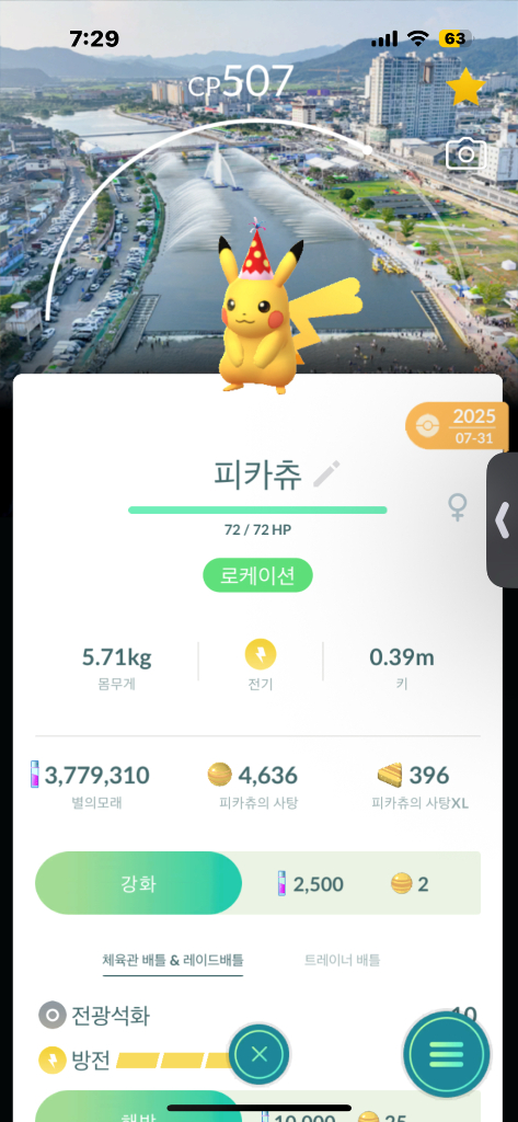 포켓몬고 로케배경 코튬 판매합니다. 이미지