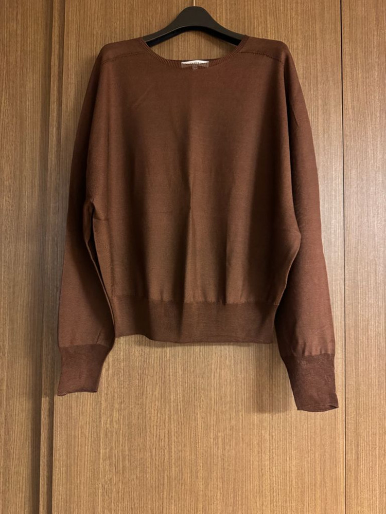 더캐시미어 실크 홀가먼트 니트 탑 이미지