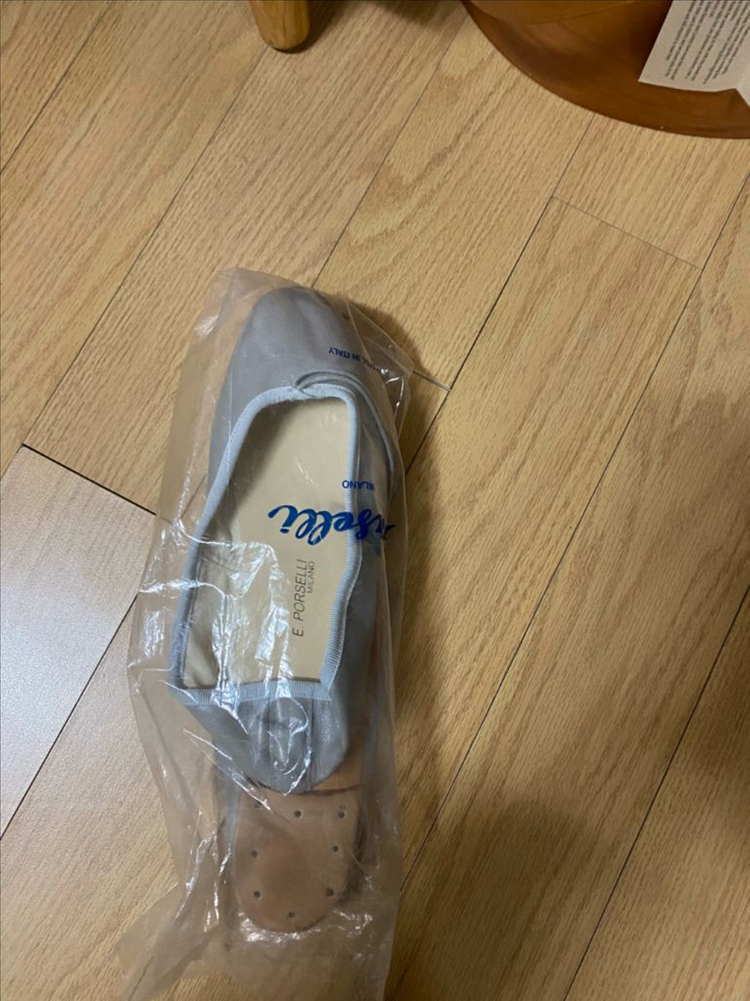 포셀리플랫 37사이즈 그레이 정품 새상품 이미지