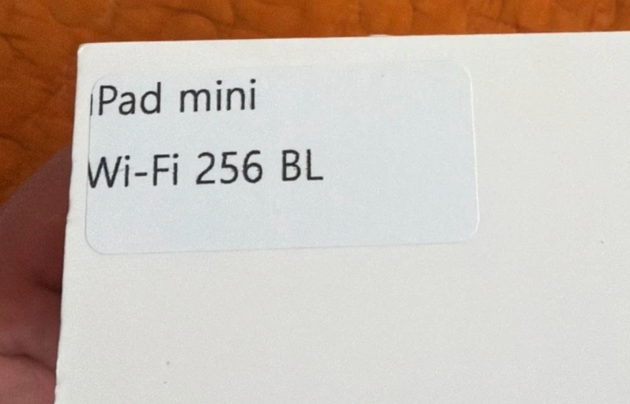 아이패드 미니 6세대 Wi-Fi 256GB 블루 이미지