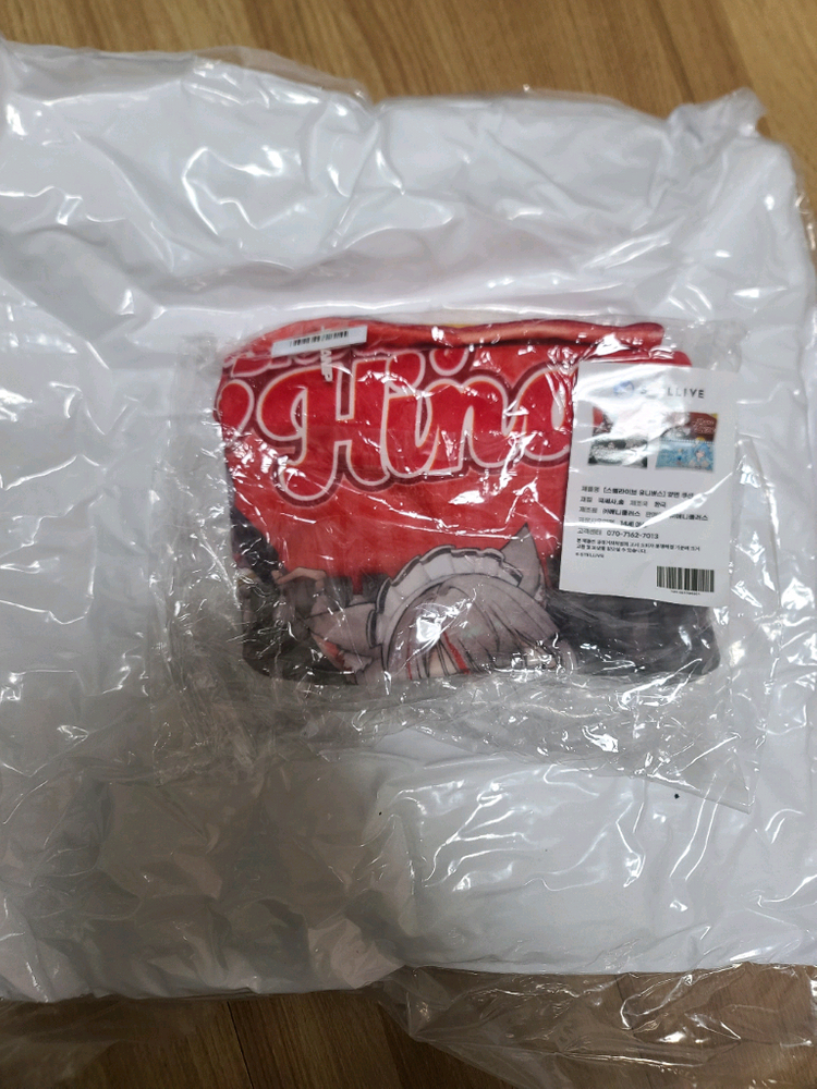 스텔라이브 애니플러스 콜라보 쿠션 새제품--1