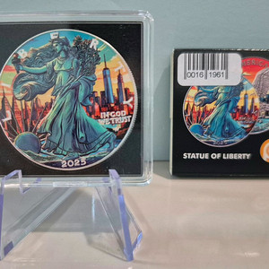 전 세계 100개 한정판)아메리칸이글 자유의여신상 은화 이미지