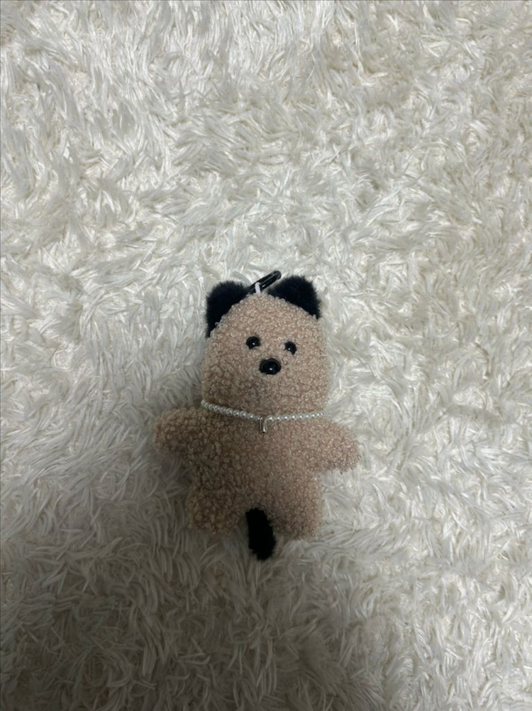 강아지 인형키링 이미지