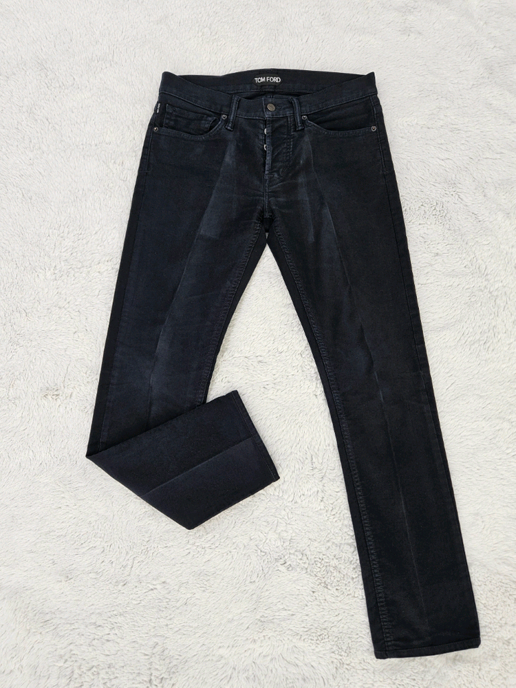 톰포드 진네이비 데님 팬츠 [ 로로피아나 쿠치넬리 에르메스 키톤 루이비통 키톤 디올 ]--1