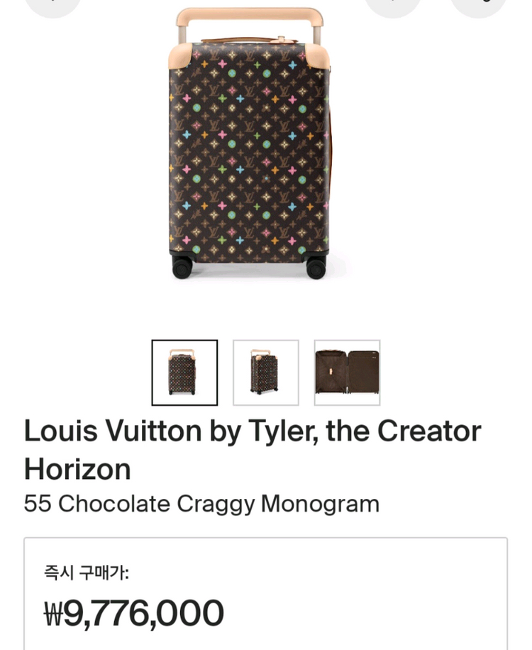 루이비통 타일러x퍼렐 개뼉다귀 호라이즌 캐리어55 기내용 (새상품) 이미지