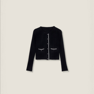 르플레인 코츠 니트 가디건 (블랙) 정가양도 1차 Cots Knit Cardigan