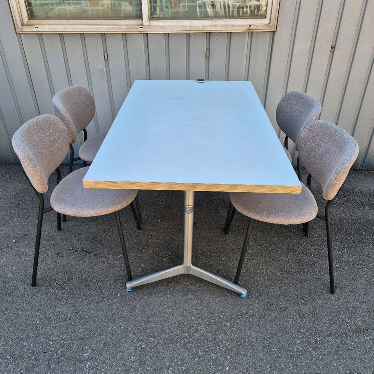 4인용테이블의자세트 1350사이즈 이미지