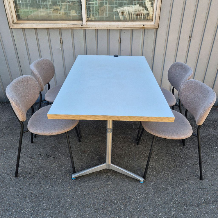 4인용테이블의자세트 1350사이즈 이미지