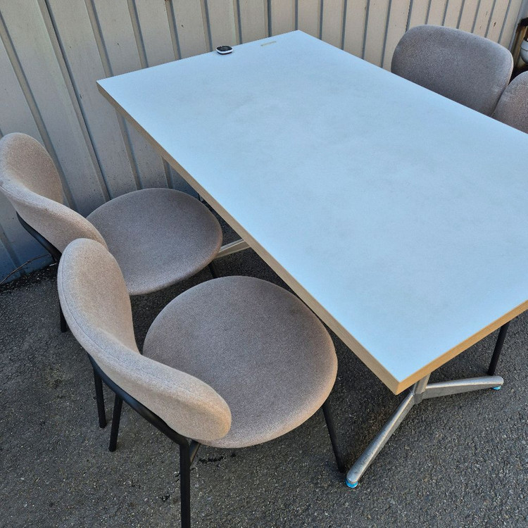 4인용테이블의자세트 1350사이즈 이미지