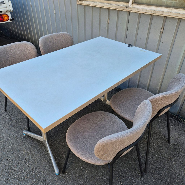 4인용테이블의자세트 1350사이즈 이미지