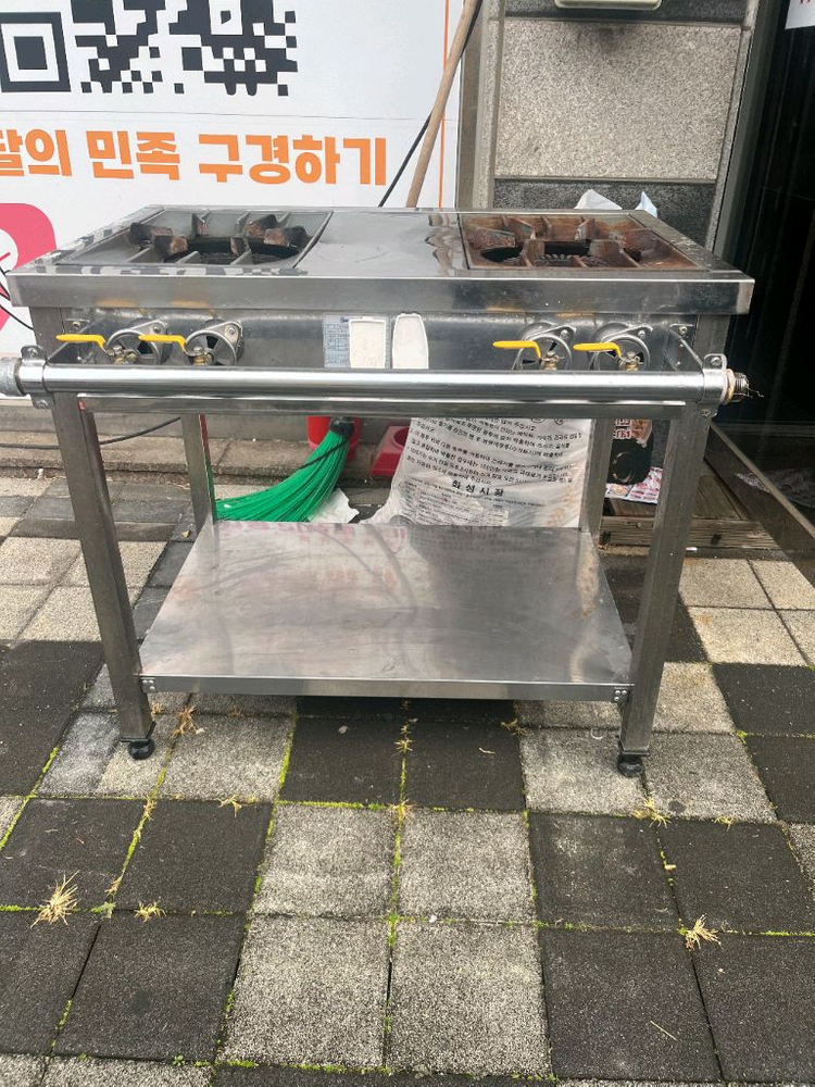 업소용 2구 간택기 가스레인지(도시가스) 이미지