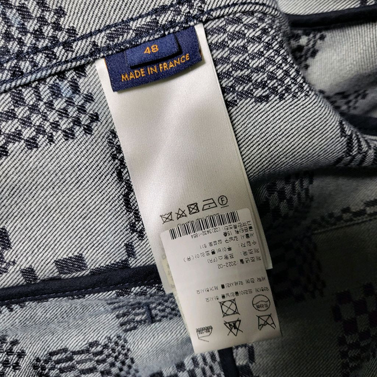 [새상품급/백화점판] 48 / 루이비통 다미에 디스토티드 데님 자켓--3