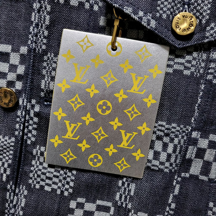 [새상품급/백화점판] 48 / 루이비통 다미에 디스토티드 데님 자켓--5