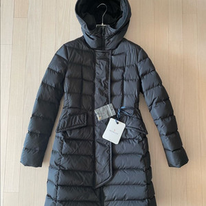 정품 몽클레어 그리베 블랙 롱 후드 패딩 사이즈0