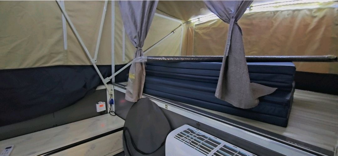 캠핑카 캠핑텐트 이미지