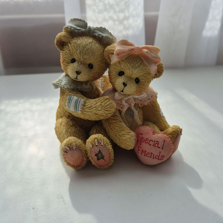 체리쉬드 테디즈) 리본 소녀 베어즈 피겨린--0