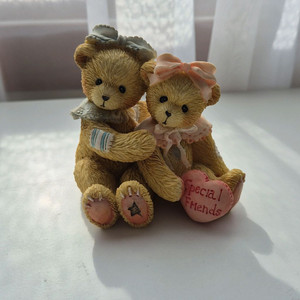 체리쉬드 테디즈) 리본 소녀 베어즈 피겨린