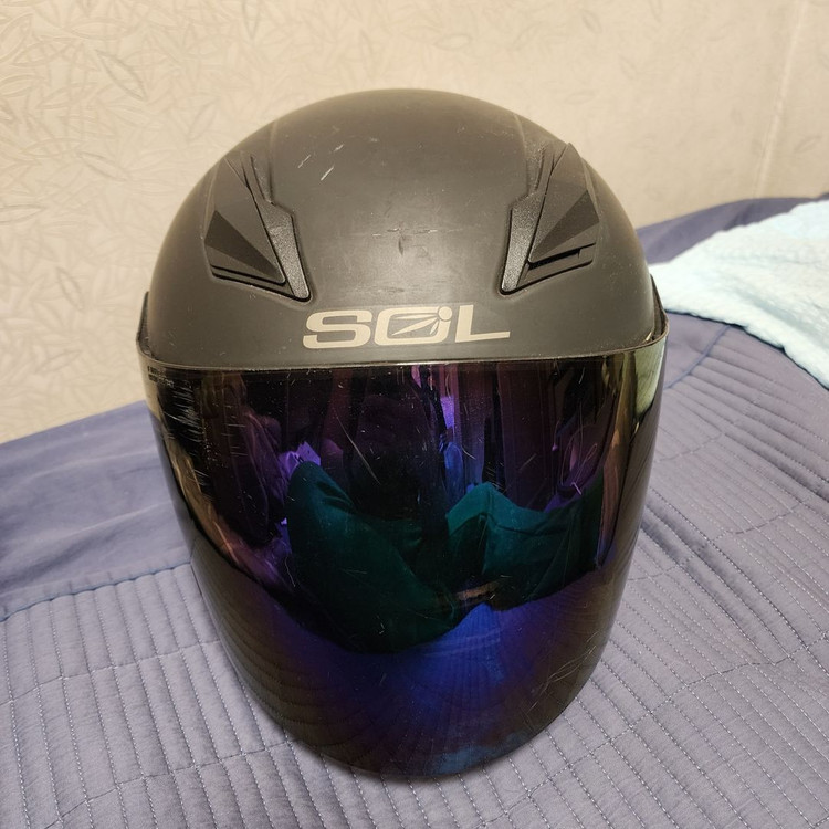 5번 착용한 HJC I30 화이트 오픈페이스 헬멧XL(스쿠터 헬멧, 오토바이 헬멧, 오픈페이스) 판매합니다. 이미지