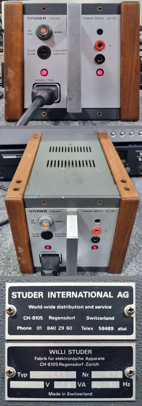 스튜더 파워 서플라이 / 태일 SX-100 AVR 이미지