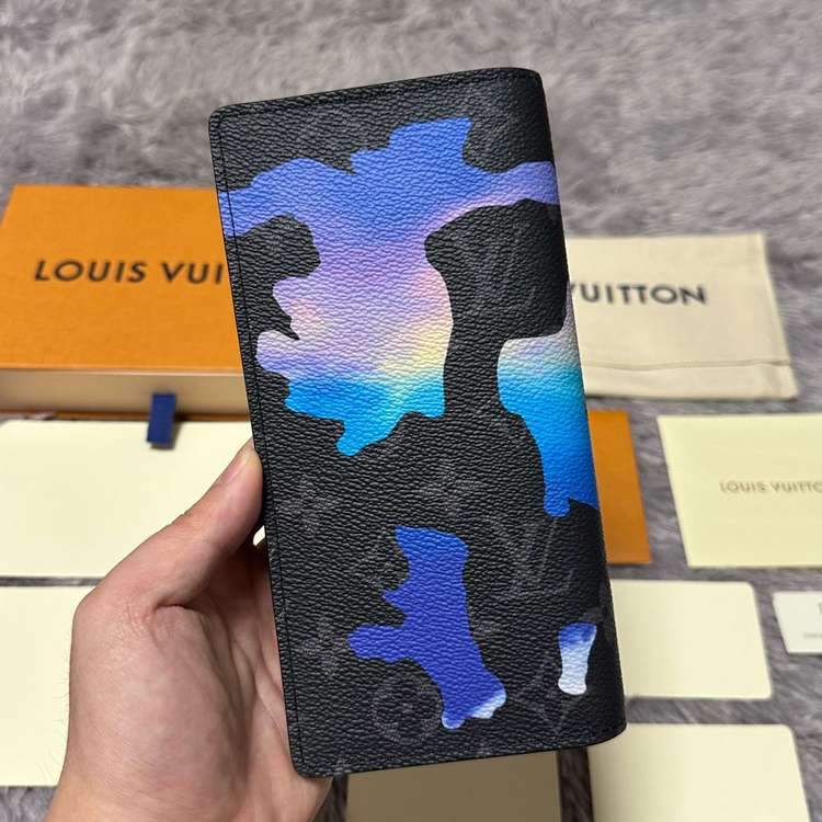 [한정판] 루이비통 이클립스 선라이즈 브라짜 월릿 장지갑--1