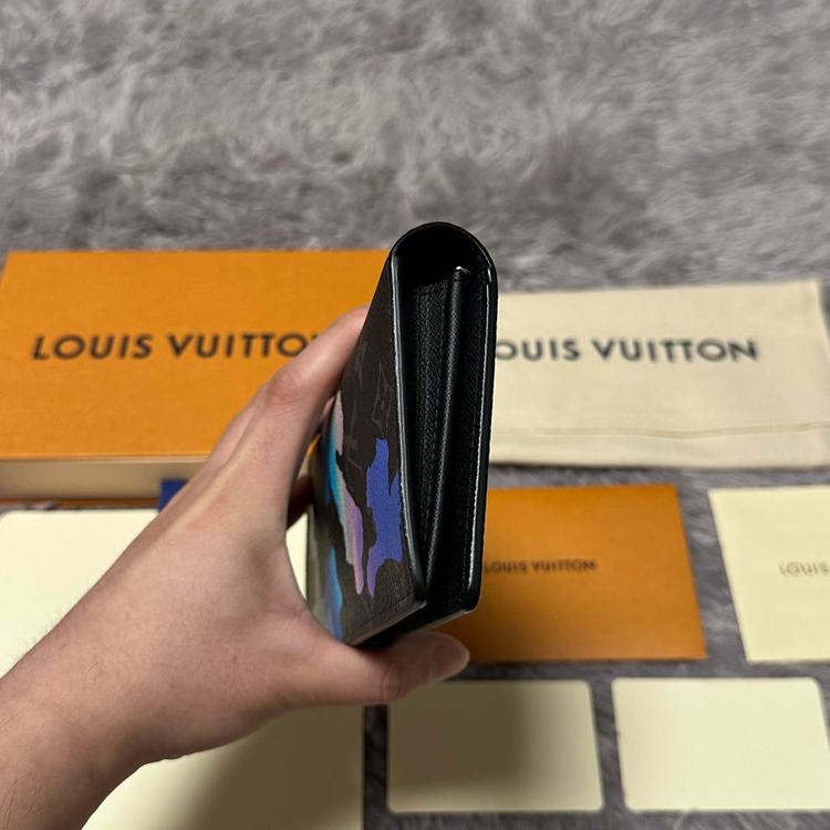 [한정판] 루이비통 이클립스 선라이즈 브라짜 월릿 장지갑--3
