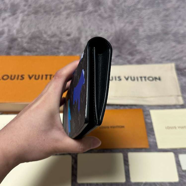 [한정판] 루이비통 이클립스 선라이즈 브라짜 월릿 장지갑--4