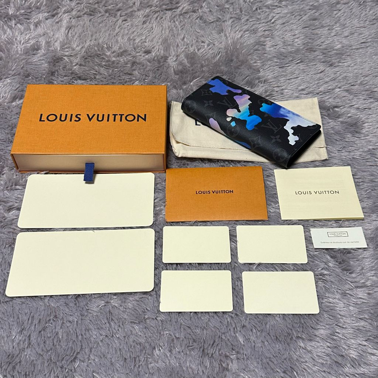 [한정판] 루이비통 이클립스 선라이즈 브라짜 월릿 장지갑--7