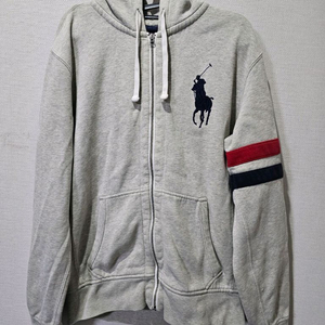 폴로 POLO 빅포니 그레이 후드집업 100~105 L~XL 이미지