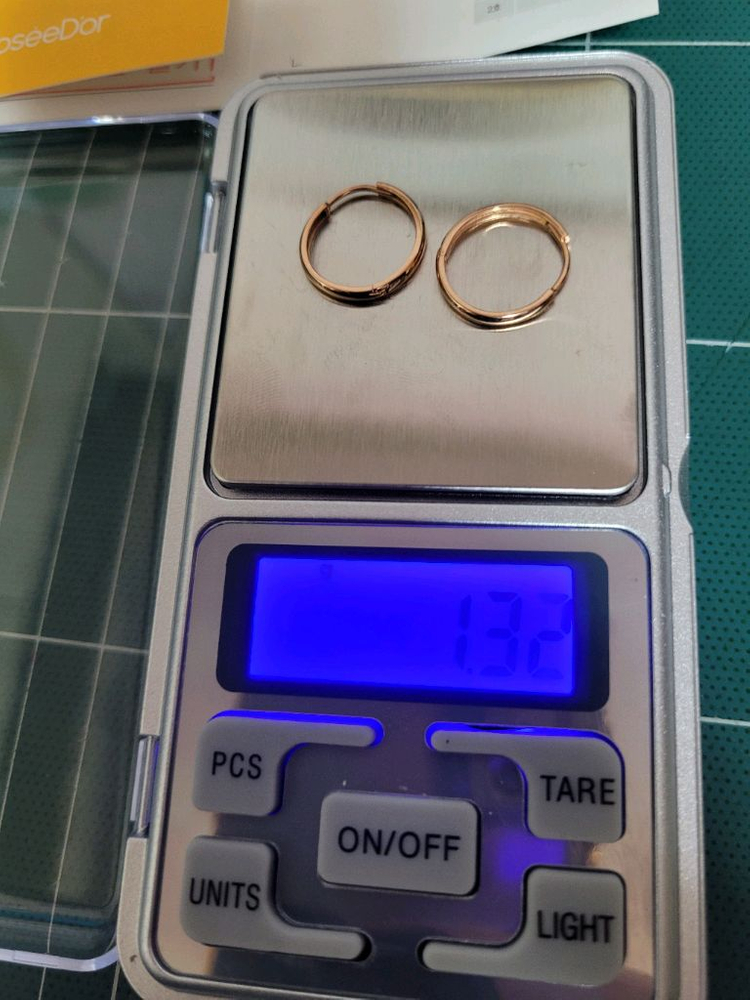 로제도르 14K 원터치 귀걸이 로즈골드/골든듀 14k 링귀걸이 이미지