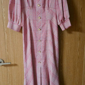 잇미샤 믹스 체크 머메이드 롱 원피스 이미지