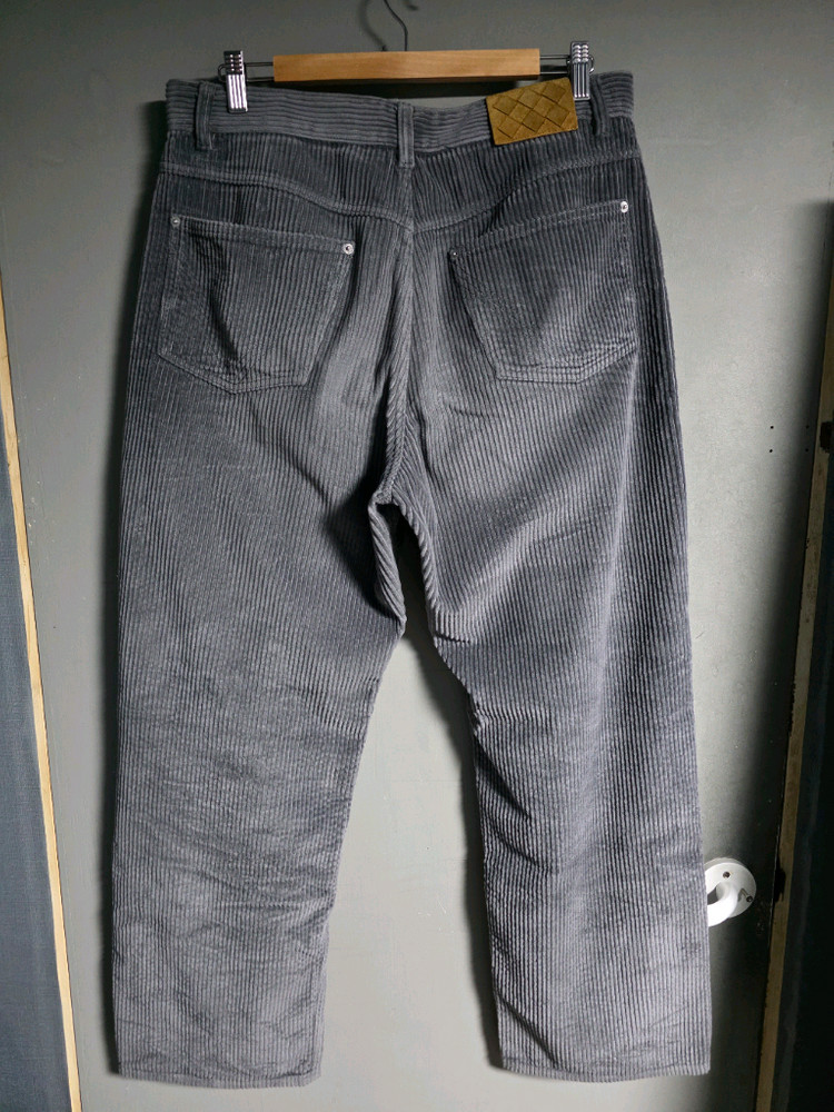 보테가베네타 코튼 코듀로이 트라우저 팬츠 바지 하의 썬더 색상 50사이즈 국내 32 정도--6