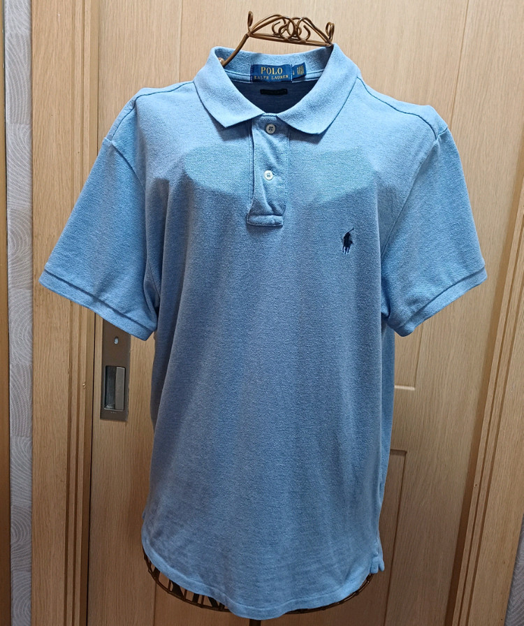 폴로 랄프로렌 남성 커스텀 슬림핏 카라티 (L사이즈)--1