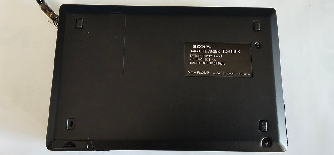 SONY TC-1100B 빈티지 워크맨 작동품--1