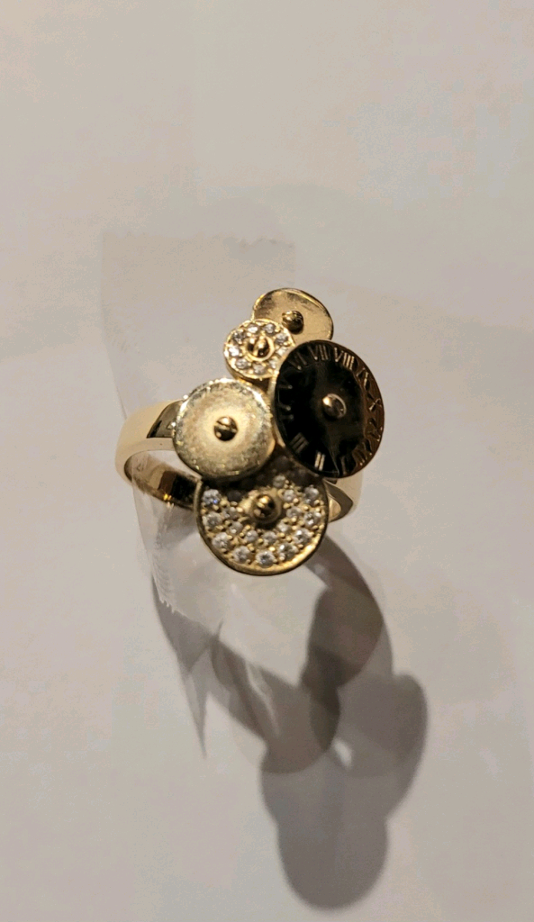 여성)14k 원형5p펜던트 링반지 이미지