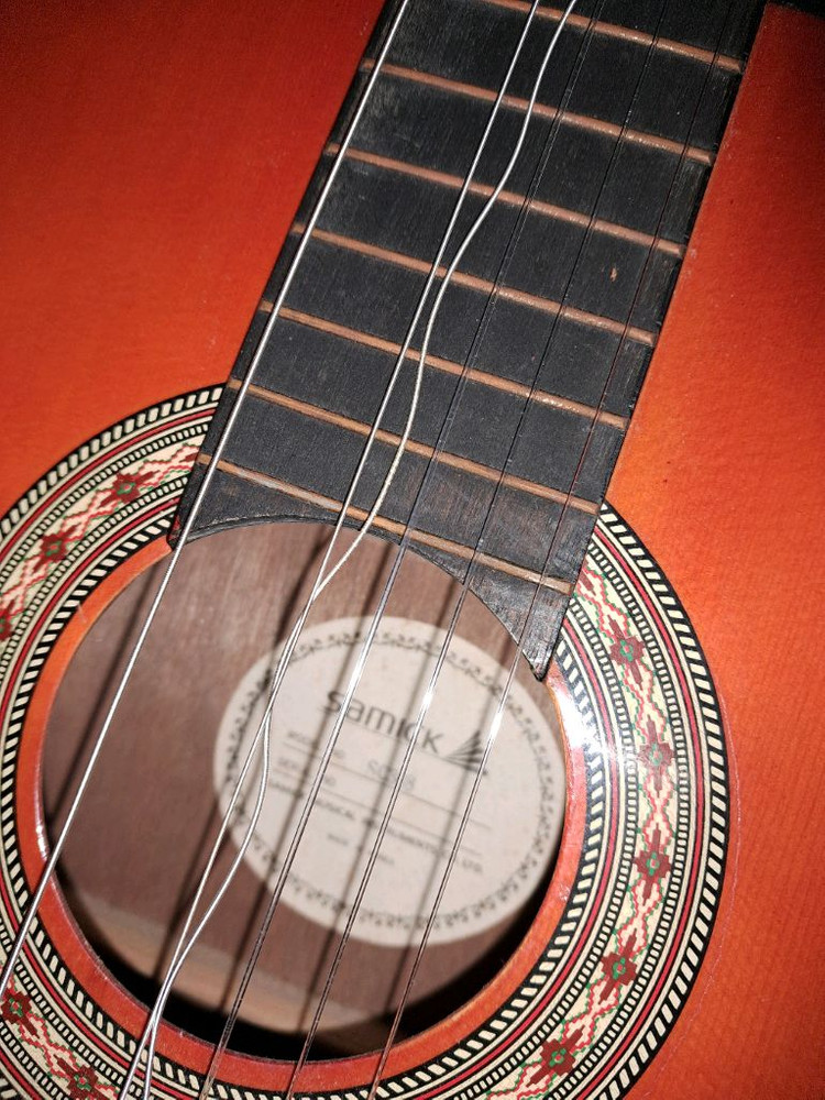 삼익브랜드기타 새줄세팅해서쓸분--1